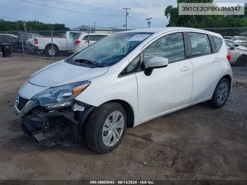 3N1CE2CP8KL366347 2019 Nissan Versa Note Sv