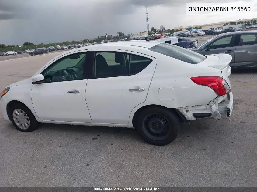 2019 Nissan Versa 1.6 Sv VIN: 3N1CN7AP8KL845660 Lot: 39844513