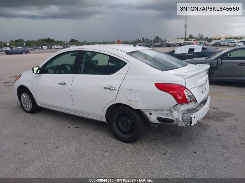 3N1CN7AP8KL845660 2019 Nissan Versa 1.6 Sv