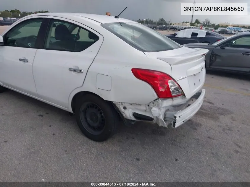 2019 Nissan Versa 1.6 Sv VIN: 3N1CN7AP8KL845660 Lot: 39844513