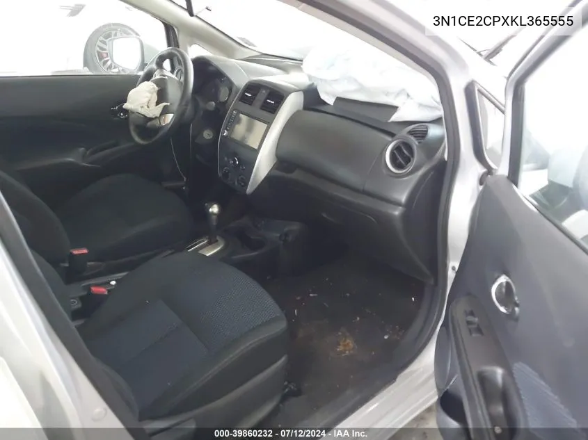 3N1CE2CPXKL365555 2019 Nissan Versa Note Sv