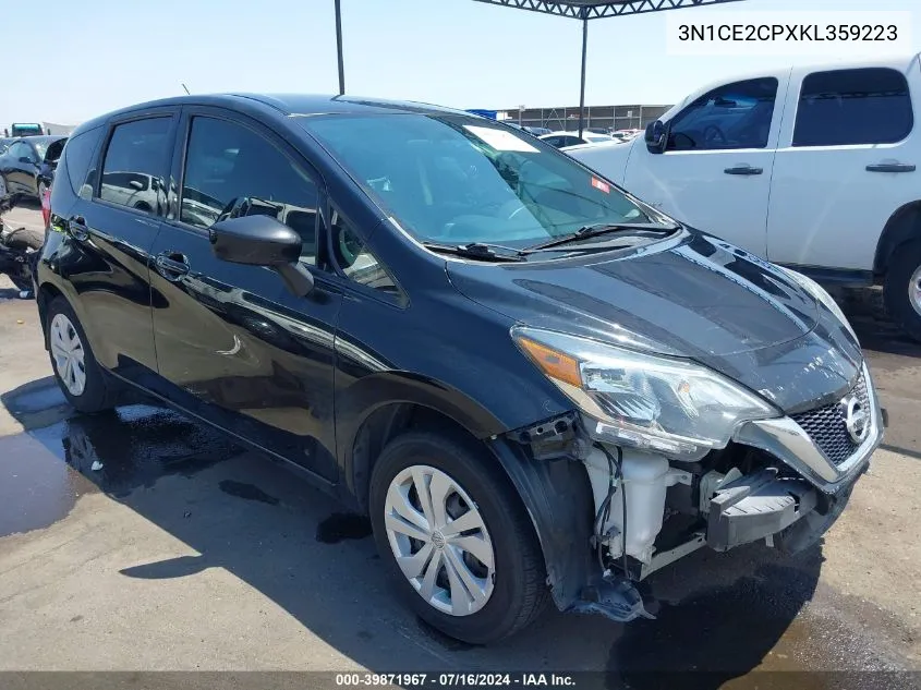 3N1CE2CPXKL359223 2019 Nissan Versa Note Sv