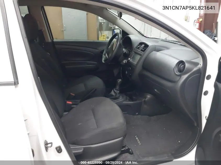 3N1CN7AP5KL821641 2019 Nissan Versa 1.6 S