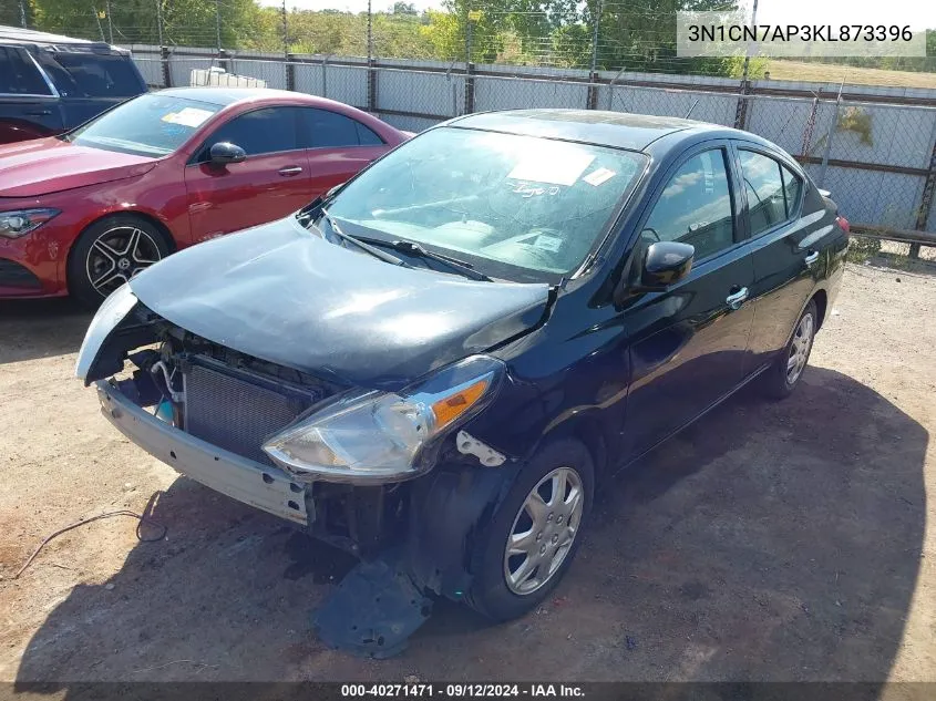 2019 Nissan Versa S/S Plus/Sv VIN: 3N1CN7AP3KL873396 Lot: 40271471