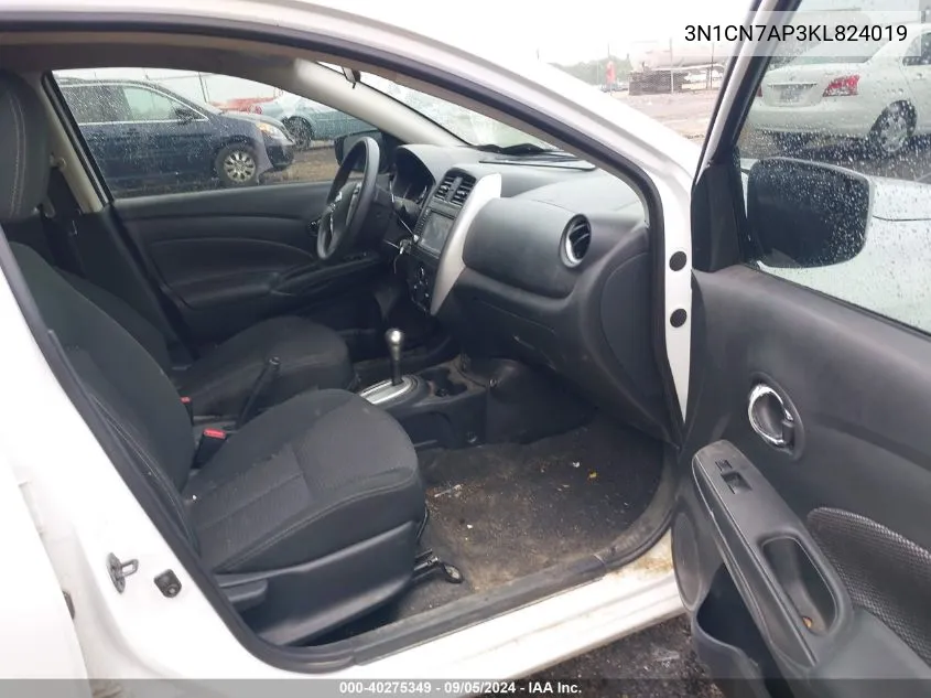 3N1CN7AP3KL824019 2019 Nissan Versa S/S Plus/Sv