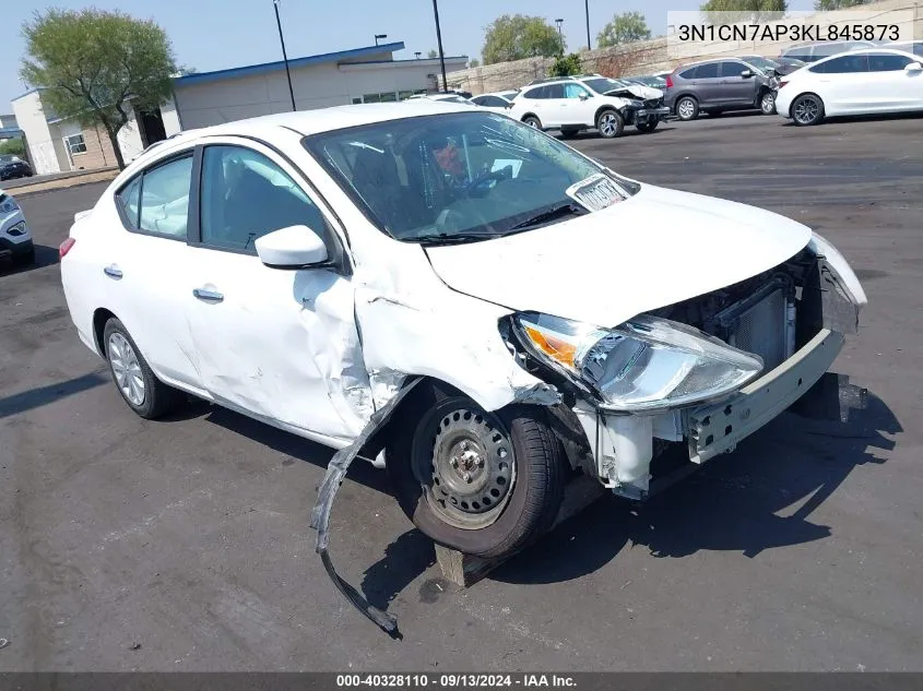 2019 Nissan Versa 1.6 Sv VIN: 3N1CN7AP3KL845873 Lot: 40328110