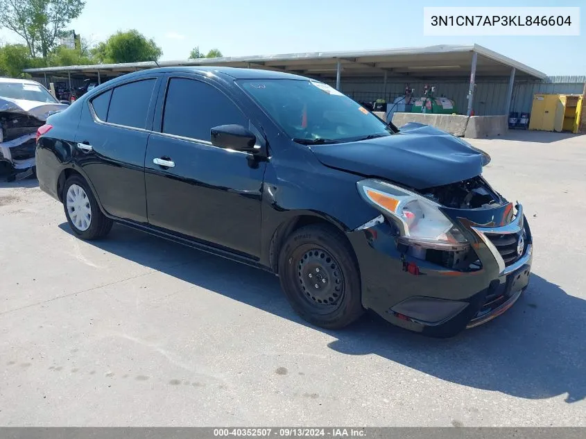 3N1CN7AP3KL846604 2019 Nissan Versa 1.6 Sv