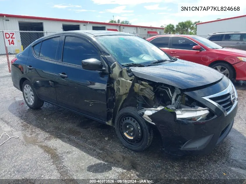 3N1CN7AP7KL824668 2019 Nissan Versa 1.6 S