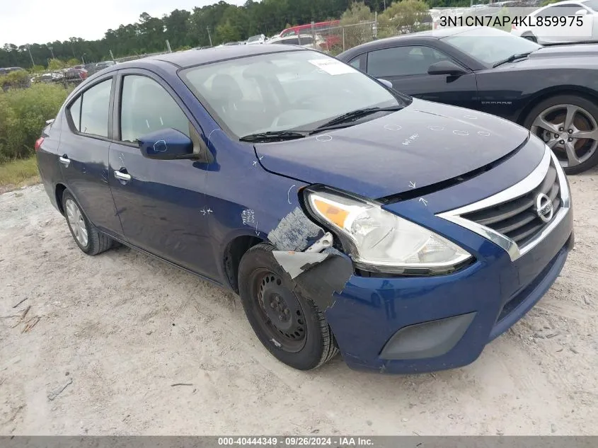 3N1CN7AP4KL859975 2019 Nissan Versa 1.6 Sv