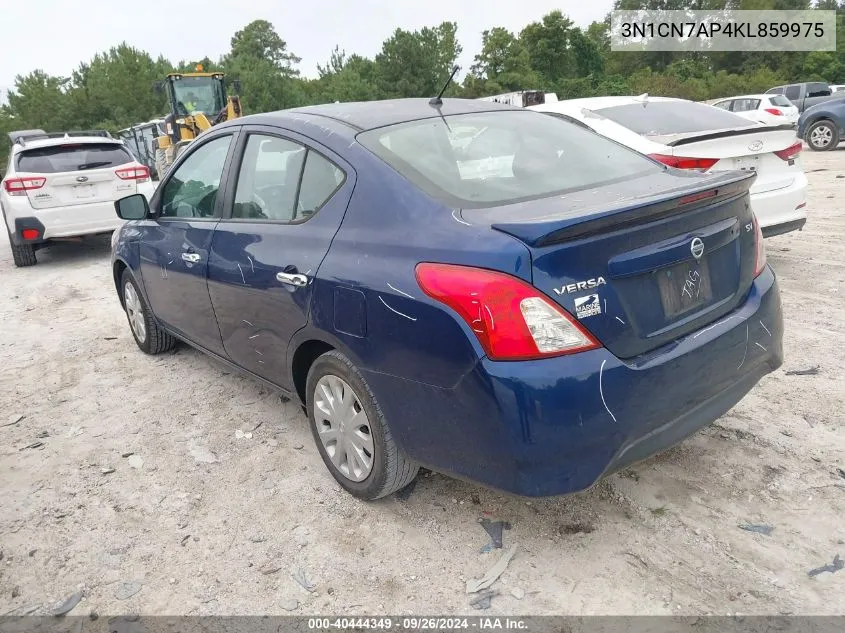 3N1CN7AP4KL859975 2019 Nissan Versa 1.6 Sv