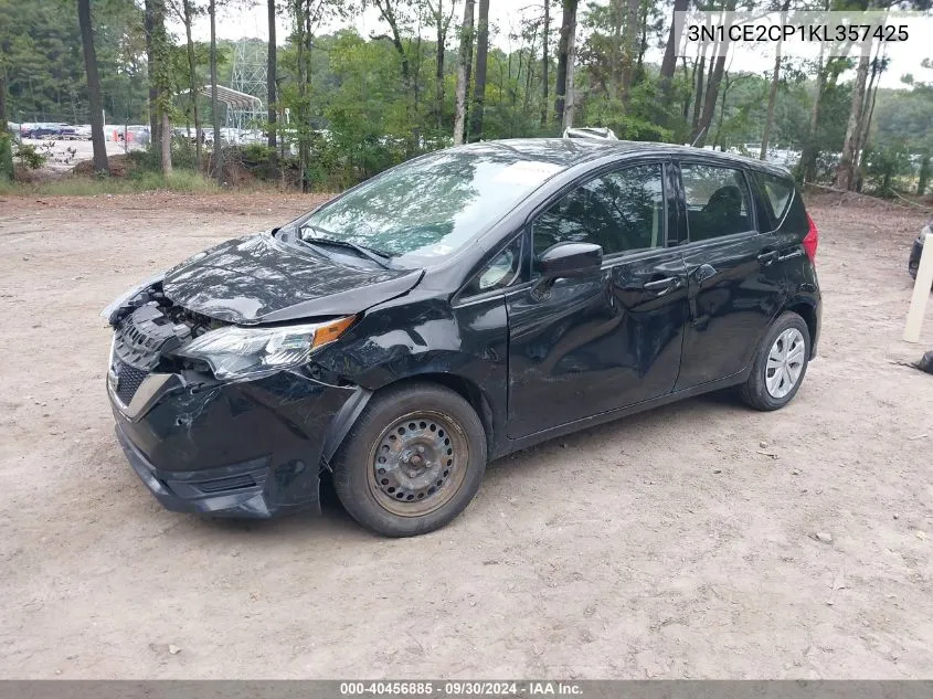 2019 Nissan Versa Note Sv VIN: 3N1CE2CP1KL357425 Lot: 40456885