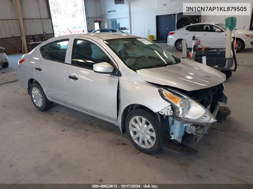 3N1CN7AP1KL879505 2019 Nissan Versa 1.6 S