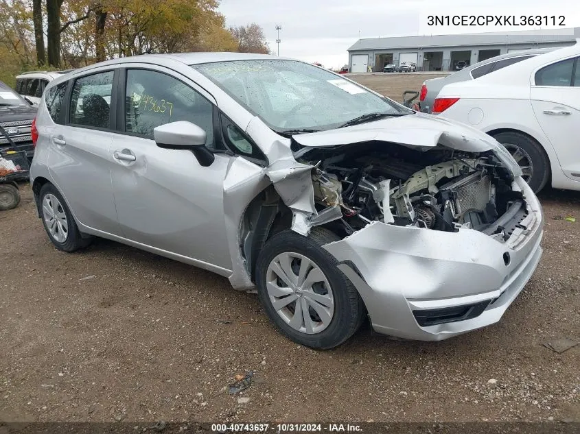 2019 Nissan Versa Note Sv VIN: 3N1CE2CPXKL363112 Lot: 40743637