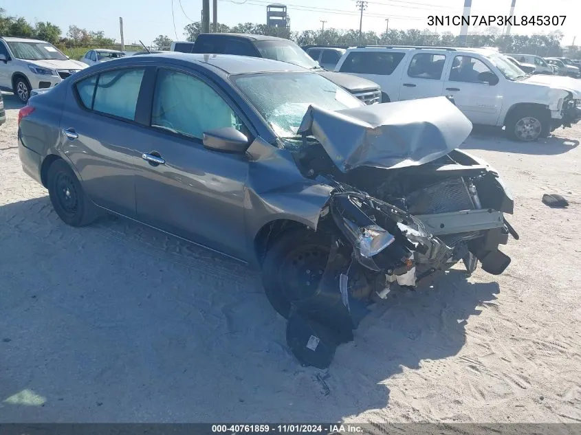 3N1CN7AP3KL845307 2019 Nissan Versa 1.6 Sv