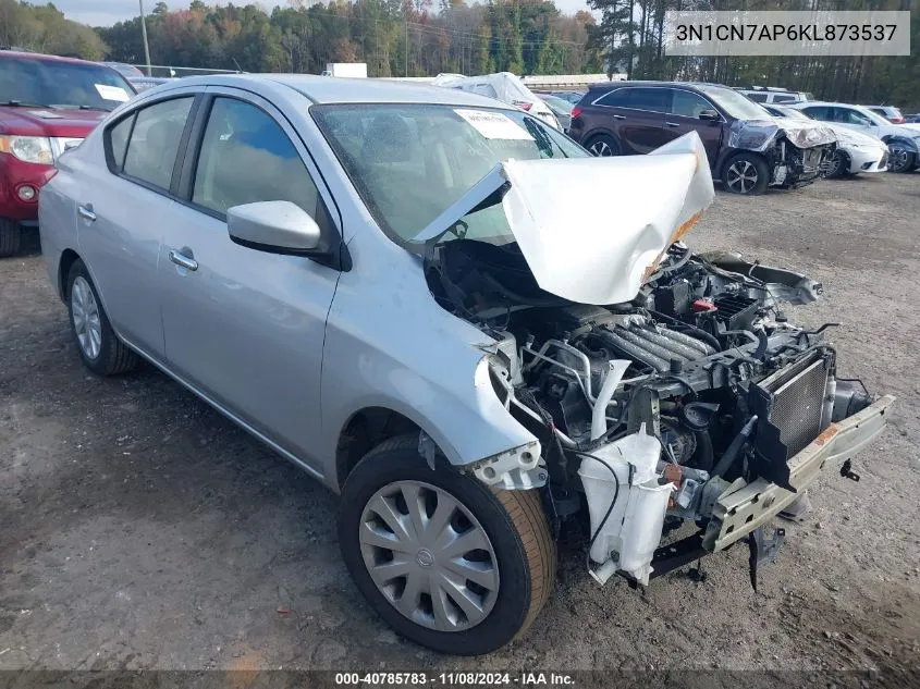 2019 Nissan Versa 1.6 Sv VIN: 3N1CN7AP6KL873537 Lot: 40785783