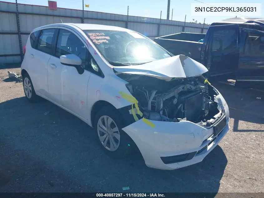 3N1CE2CP9KL365031 2019 Nissan Versa Note Sv