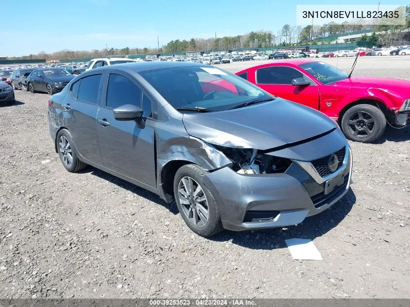 2020 Nissan Versa Sv Xtronic Cvt VIN: 3N1CN8EV1LL823435 Lot: 39253523