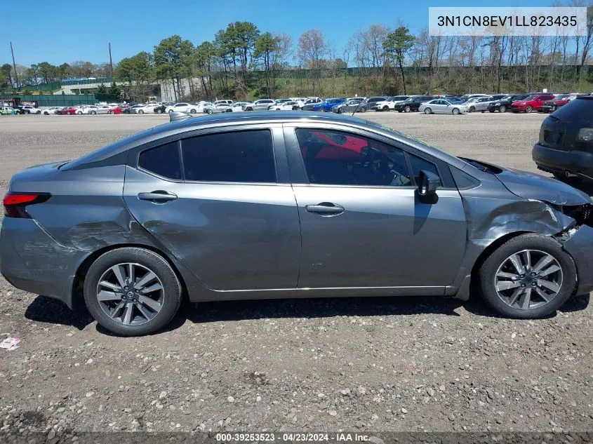 2020 Nissan Versa Sv Xtronic Cvt VIN: 3N1CN8EV1LL823435 Lot: 39253523