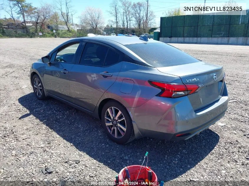 2020 Nissan Versa Sv Xtronic Cvt VIN: 3N1CN8EV1LL823435 Lot: 39253523