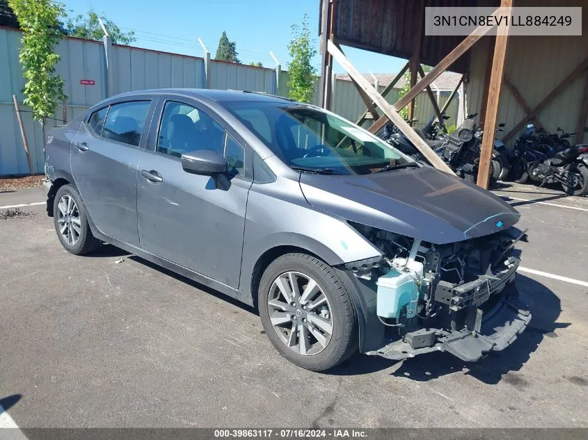 2020 Nissan Versa Sv Xtronic Cvt VIN: 3N1CN8EV1LL884249 Lot: 39863117