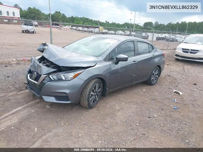 2020 Nissan Versa Sv Xtronic Cvt VIN: 3N1CN8EVXLL862329 Lot: 39998270