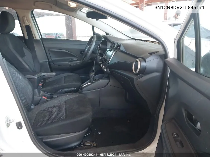 2020 Nissan Versa S Xtronic Cvt VIN: 3N1CN8DV2LL845171 Lot: 40099344