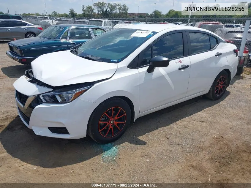 2020 Nissan Versa S 5-Speed Manual Transmission VIN: 3N1CN8BV9LL828256 Lot: 40187779