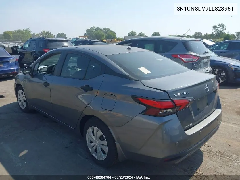 2020 Nissan Versa S Xtronic Cvt VIN: 3N1CN8DV9LL823961 Lot: 40204704