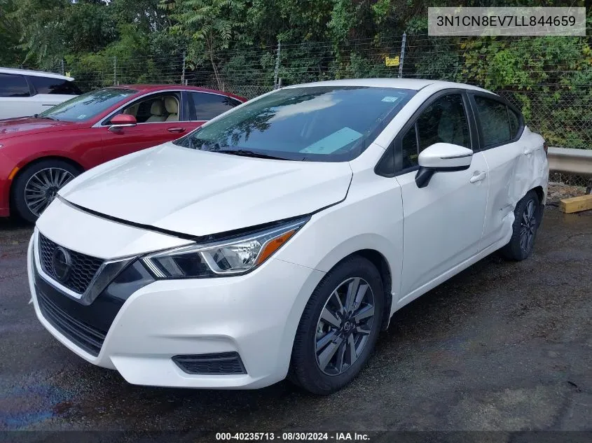 2020 Nissan Versa Sv Xtronic Cvt VIN: 3N1CN8EV7LL844659 Lot: 40235713