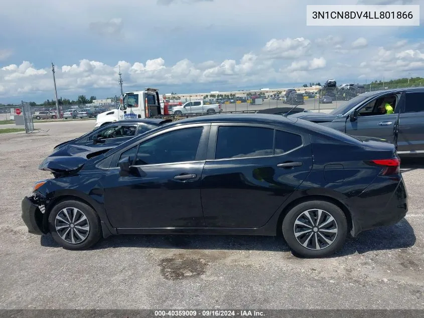 2020 Nissan Versa S Xtronic Cvt VIN: 3N1CN8DV4LL801866 Lot: 40359009