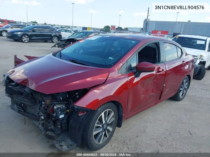 2020 Nissan Versa Sv Xtronic Cvt VIN: 3N1CN8EV8LL904576 Lot: 40404633