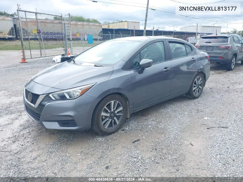 2020 Nissan Versa Sv Xtronic Cvt VIN: 3N1CN8EVXLL813177 Lot: 40438636