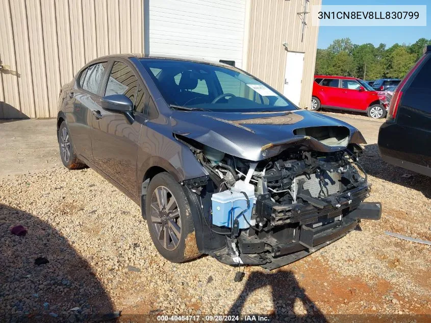 2020 Nissan Versa Sv VIN: 3N1CN8EV8LL830799 Lot: 40454717