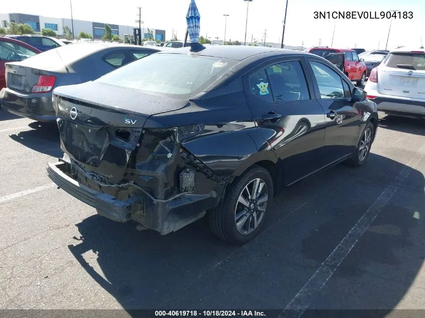 2020 Nissan Versa Sv Xtronic Cvt VIN: 3N1CN8EV0LL904183 Lot: 40619718