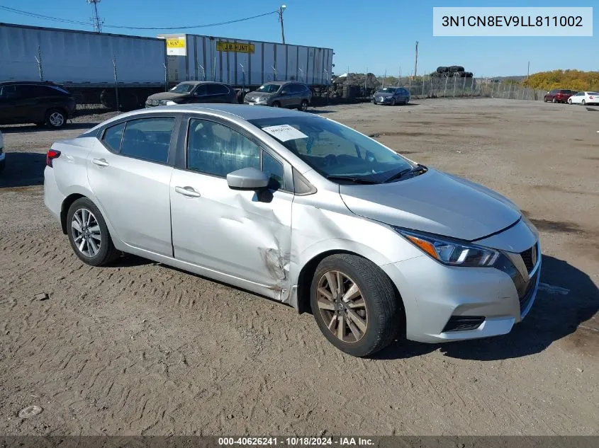 2020 Nissan Versa Sv Xtronic Cvt VIN: 3N1CN8EV9LL811002 Lot: 40626241