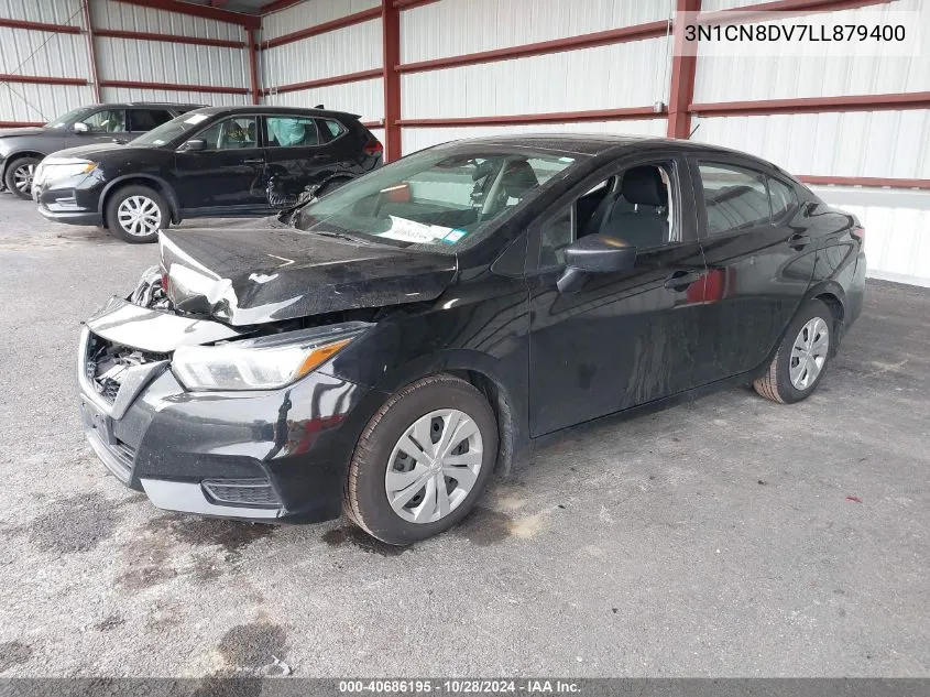 2020 Nissan Versa S Xtronic Cvt VIN: 3N1CN8DV7LL879400 Lot: 40686195