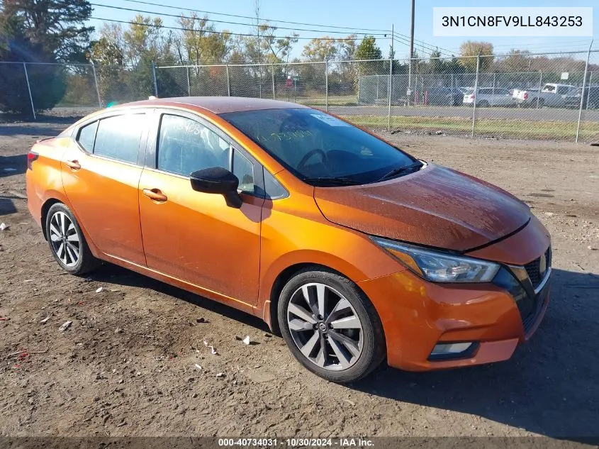 2020 Nissan Versa Sr Xtronic Cvt VIN: 3N1CN8FV9LL843253 Lot: 40734031