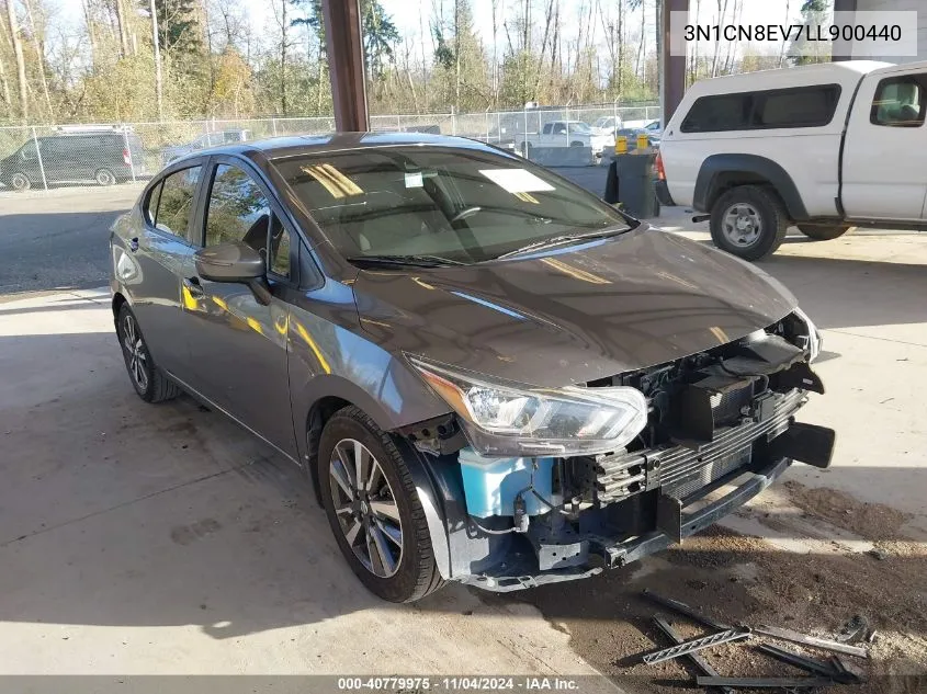 2020 Nissan Versa Sv Xtronic Cvt VIN: 3N1CN8EV7LL900440 Lot: 40779975