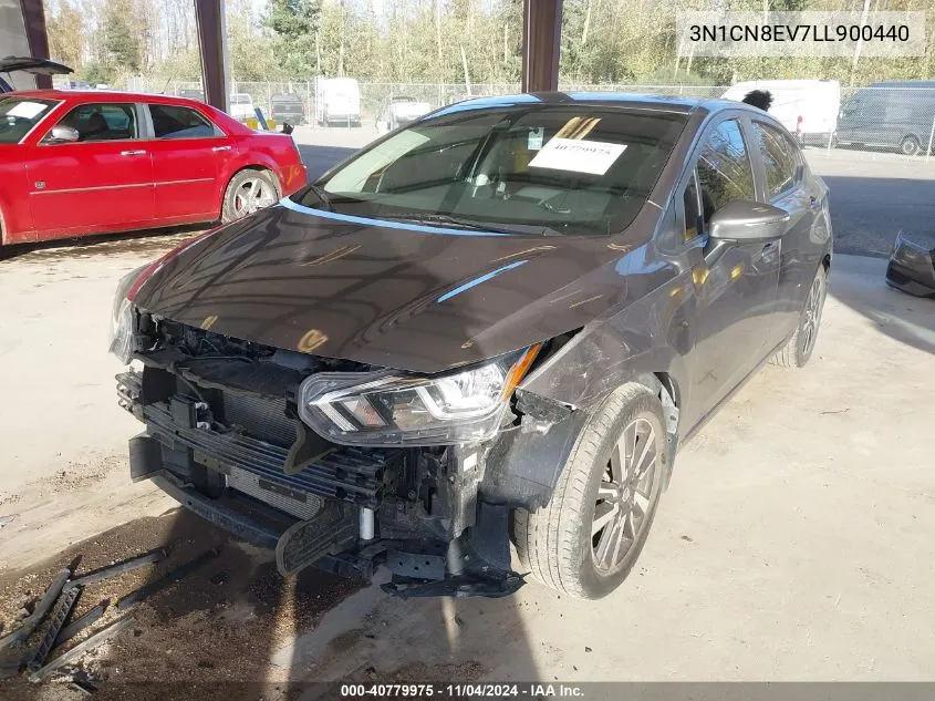 2020 Nissan Versa Sv Xtronic Cvt VIN: 3N1CN8EV7LL900440 Lot: 40779975