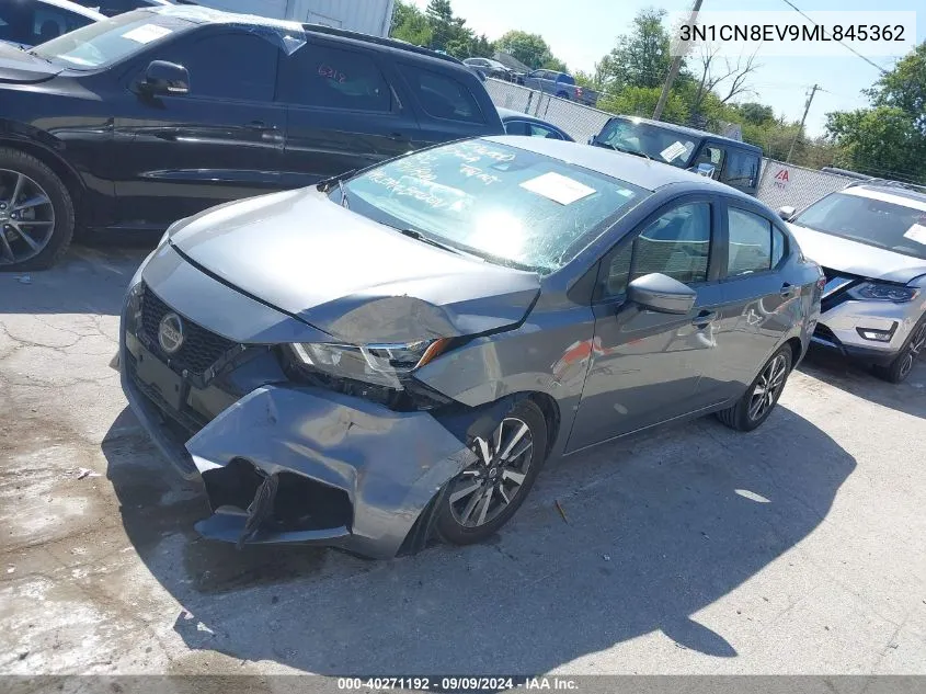 2021 Nissan Versa Sv Xtronic Cvt VIN: 3N1CN8EV9ML845362 Lot: 40271192