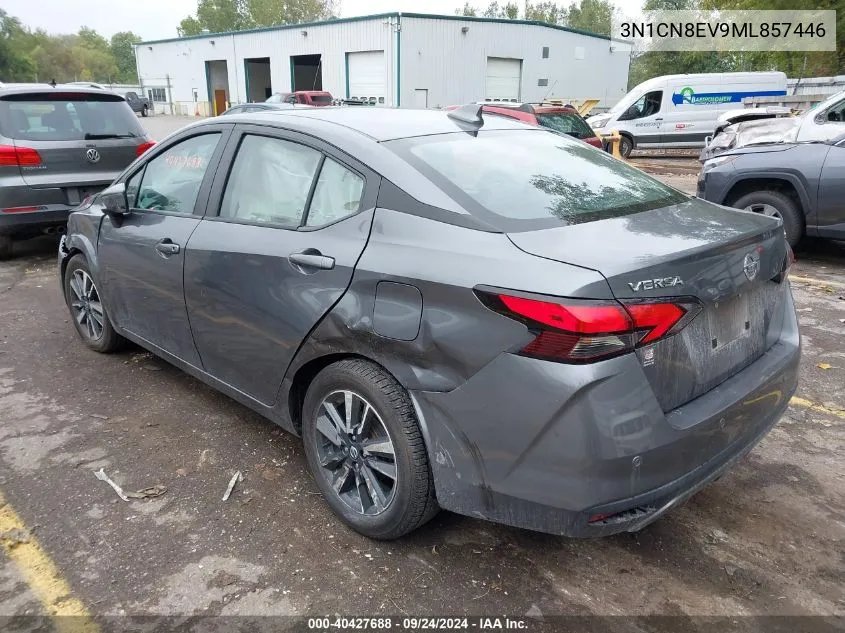 2021 Nissan Versa Sv Xtronic Cvt VIN: 3N1CN8EV9ML857446 Lot: 40427688