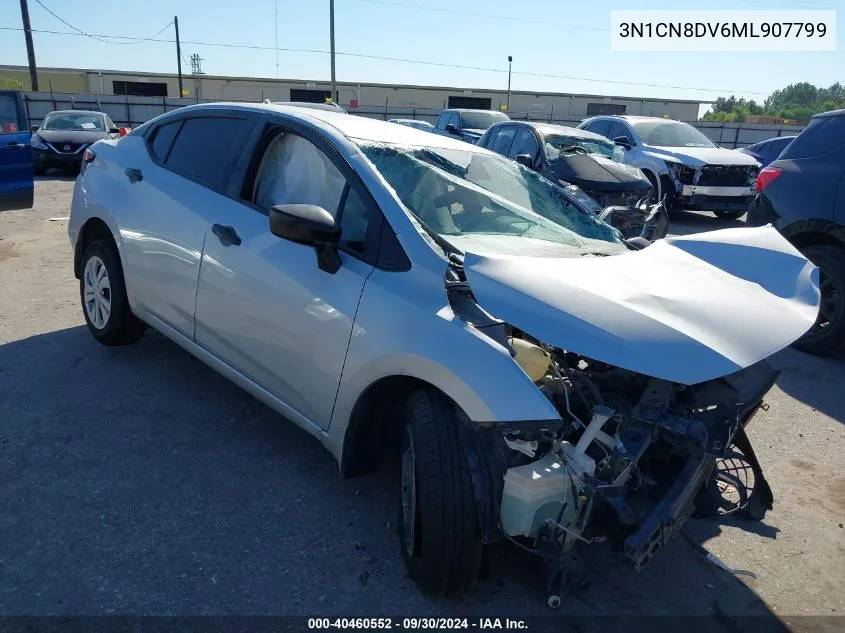 2021 Nissan Versa S VIN: 3N1CN8DV6ML907799 Lot: 40460552