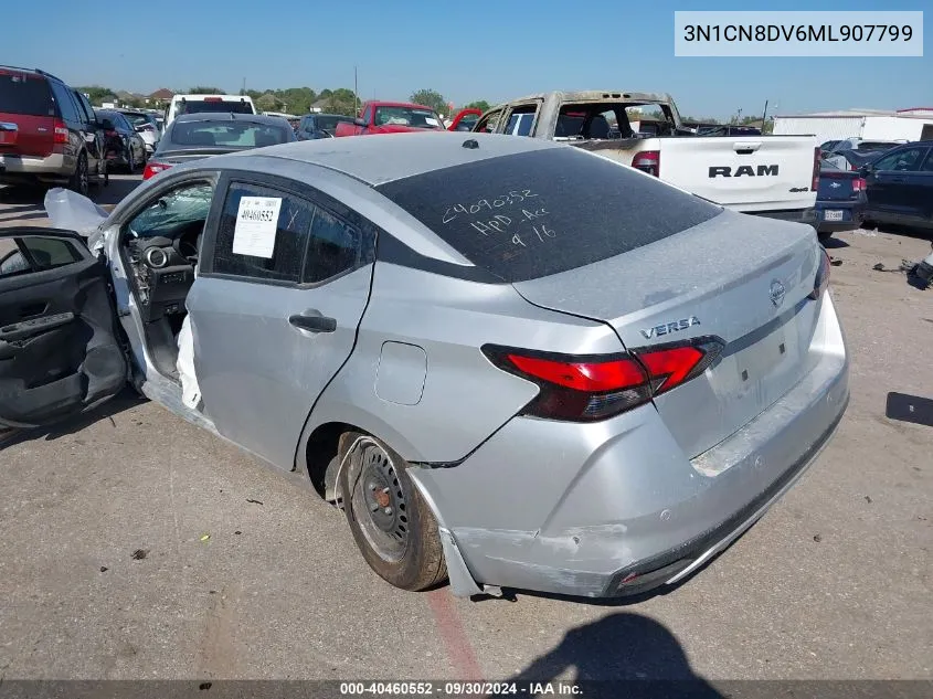 2021 Nissan Versa S VIN: 3N1CN8DV6ML907799 Lot: 40460552