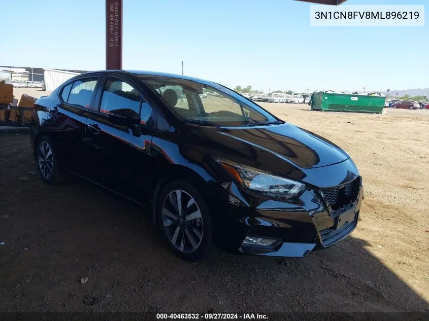 2021 Nissan Versa Sr Xtronic Cvt VIN: 3N1CN8FV8ML896219 Lot: 40463532