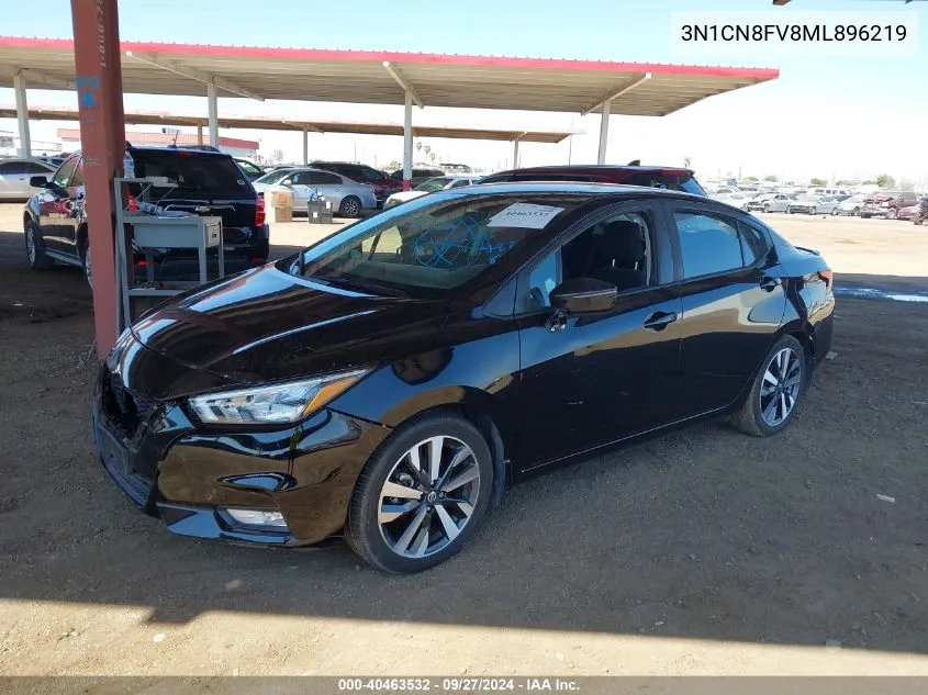 2021 Nissan Versa Sr Xtronic Cvt VIN: 3N1CN8FV8ML896219 Lot: 40463532