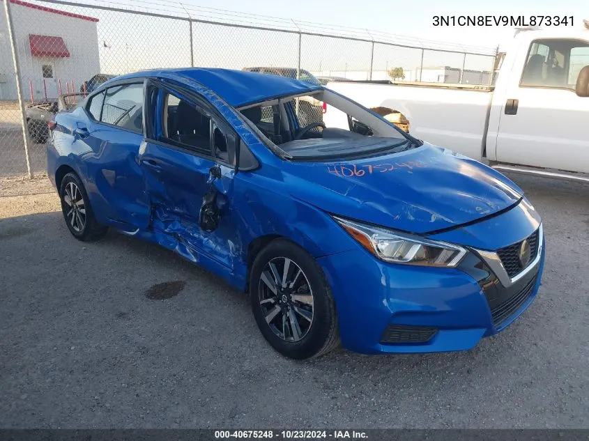 2021 Nissan Versa Sv Xtronic Cvt VIN: 3N1CN8EV9ML873341 Lot: 40675248