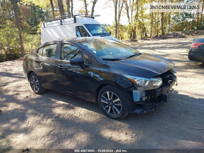 2021 Nissan Versa Sv Xtronic Cvt VIN: 3N1CN8EV8ML813065 Lot: 40675893