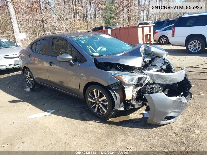 3N1CN8EV1ML856923 2021 Nissan Versa Sv Xtronic Cvt