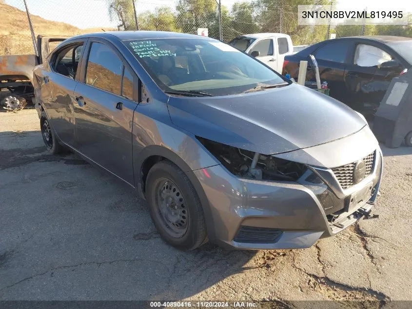 2021 Nissan Versa S 5-Speed Manual Transmission VIN: 3N1CN8BV2ML819495 Lot: 40890416