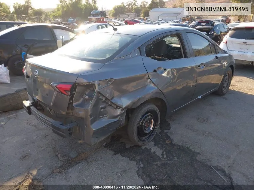 2021 Nissan Versa S 5-Speed Manual Transmission VIN: 3N1CN8BV2ML819495 Lot: 40890416